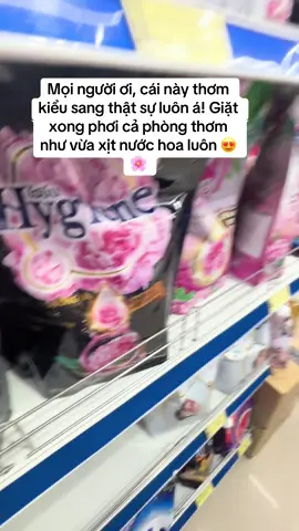 Hygiene Expert Care 🌹 – nước xả vải hương hoa hồng thơm lâu sang chảnh ✨ Mùi thơm chuẩn nước hoa, bám vải cực lâu, đồ giặt xong cứ muốn ôm hoài 💕 Giặt một lần, thơm cả tuần luôn 🫶 #hygiene #nuoaxacaivai #nuoaxacaivaithethomlau #reviewtiktok #reviewcuocsong     