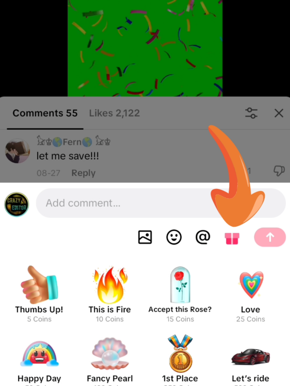 Send me Gifts if you like my Videos. #tiktokgifts #GREENSCREEN #support #VFX #fyp 
