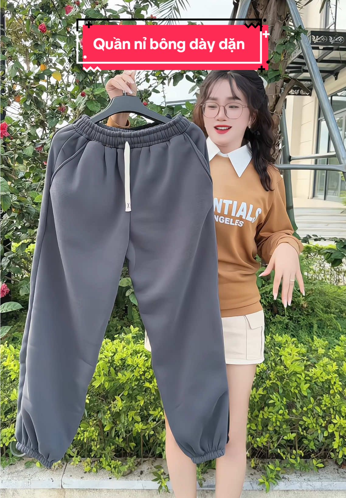 Quần nỉ jogger dày dặn siêu ấm #quanni #quanjogger #quannibong #quannam #thoitrangthudong 
