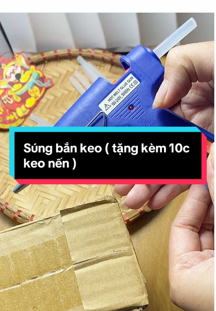 Mua 1 súng tặng 10c keo nến #taphoamegauu #phukientrangtritet #sungbankeo #xuhuong #dogiadungtienich 