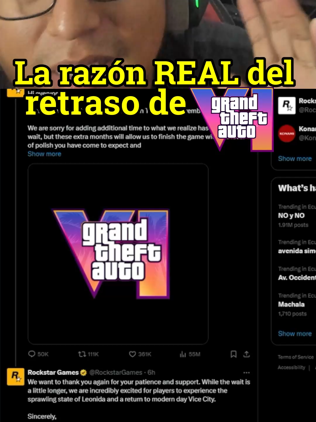 simplemente no llega... GTA VI y aca te cuento la razón #grandtheftauto #gtavi #GTA #GTAVI #noticias #paratiiiiiiiiiiiiiiiiiiiiiiiiiiiiiii #fyp #videojuegos #foryoupage #viralvideo🔥 #rockstargames