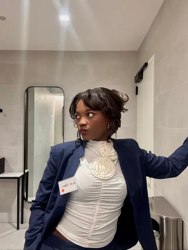 COUNTDOWN DAY 9: Taking the opportunity to learn about all things finance and networking.  Pant suit: @ZARA shoes : @Mango  #fyp #OOTD #financialliteracy #financialfreedom #finance  