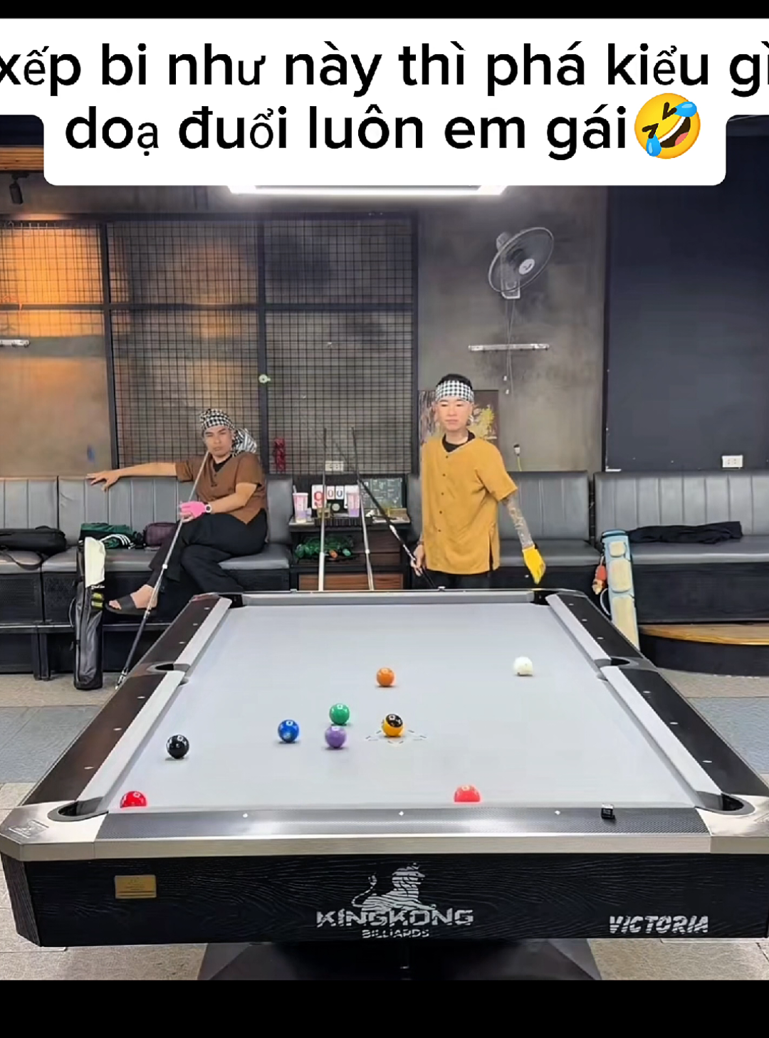 Ra dại🤣 #ngocxam #hathanh #billiards 