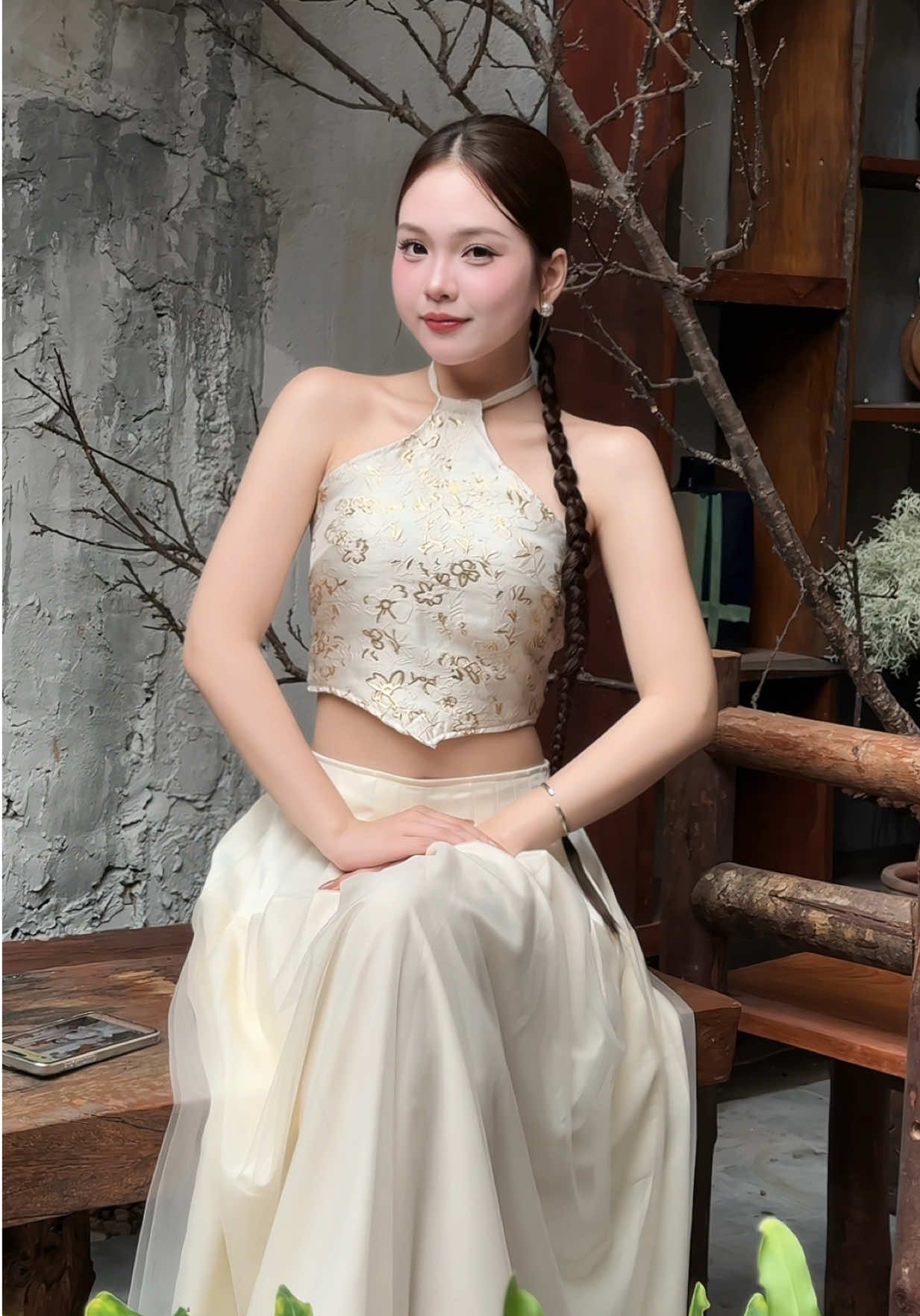 YẾM XINH DIỆN TẾT 🧧 🧧#outfit #xuhuong #xuhuongtiktok #viral #xuan2026 #trending #setxinh #outfittet #yếm 