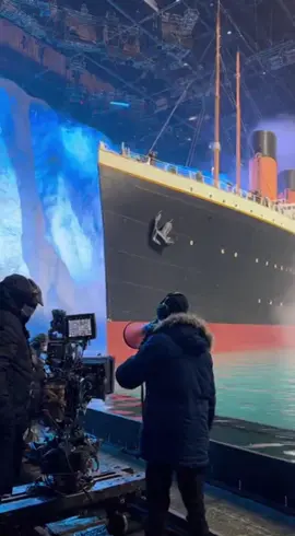 Titanic Iceberg Collision Behind the scenes #titanicmovie #iceberg #titanic #sora2 #trending 