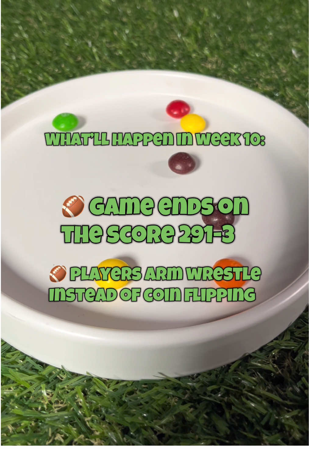 As an *official* sponsor of the NFL… here’s what’s on deck for Week 10. Maybe. Maybe not. I can’t tell the future 🤷