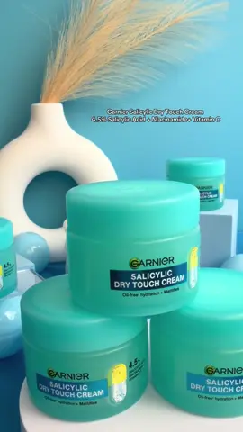 8H oil control, clear skin confidence with @GarnierMY 🩵 #GarnierMalaysia #GarnierDryTouchCream #MochiSkin #Moisturiser #PlumpSkin 