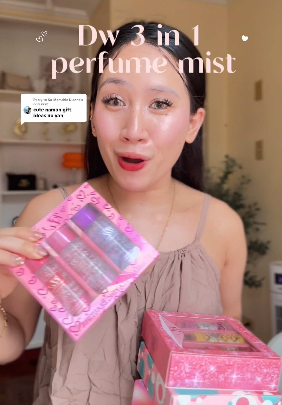Replying to @Ka-Momshie Dianne murang pang regalo pero magugustuhan talaga!! #dwperfume #dw3in1perfume #christmasgiftideas 