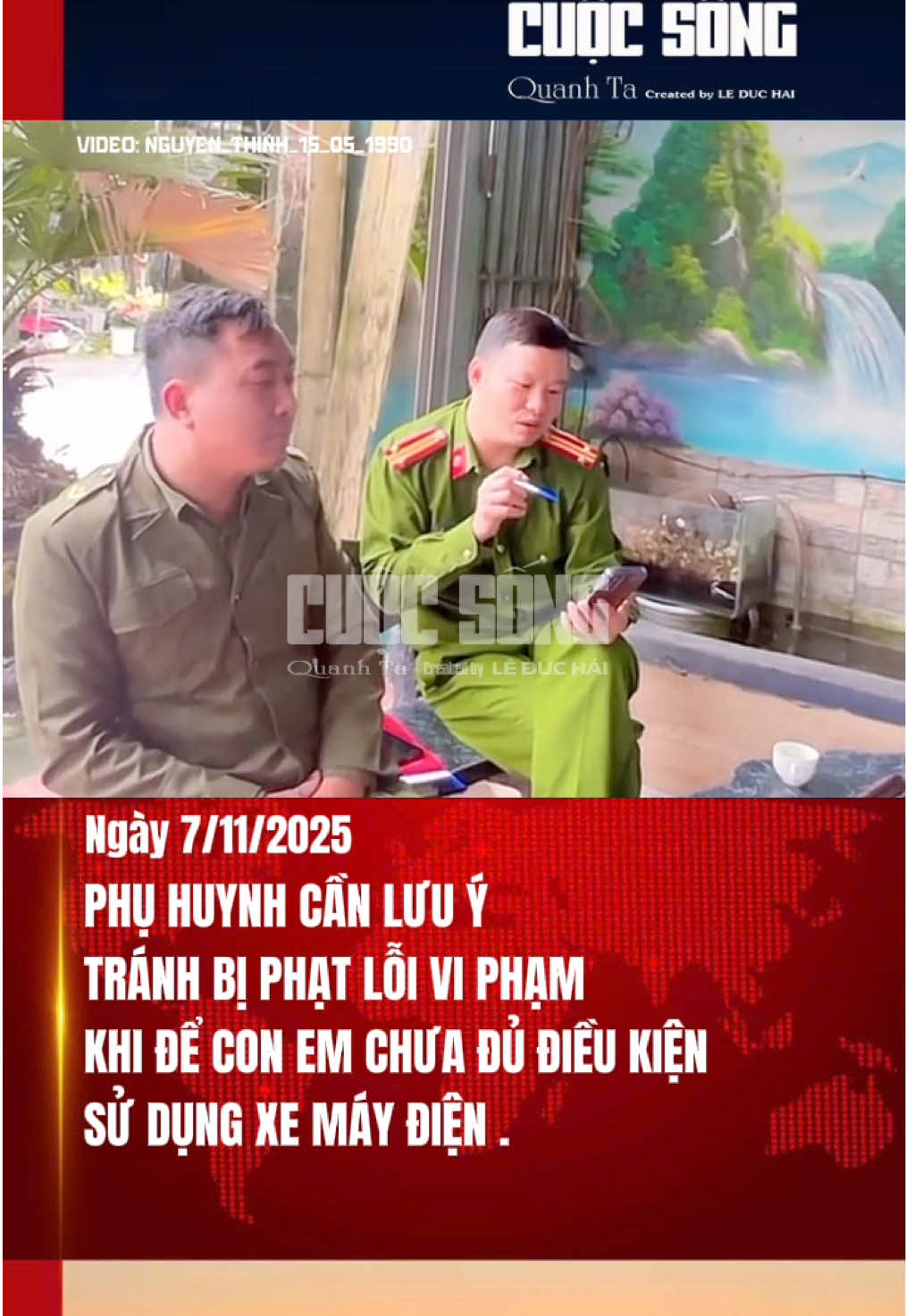 Phụ huynh cần lưu ý khi con em chưa đủ điều kiện lái xe máy điện kẻo bị vi phạm xử phạt hành chính. #tintuc #cuocsongquanhta #xemaydien #hocsinh #xedapdien 