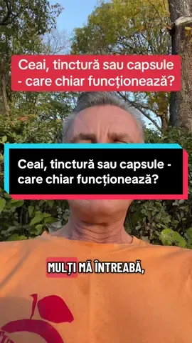 Ceai, tinctură sau capsule - care chiar funcționează? #detoxifiere #regenerarecelulara #hidratare #antiaging #întinerirea 