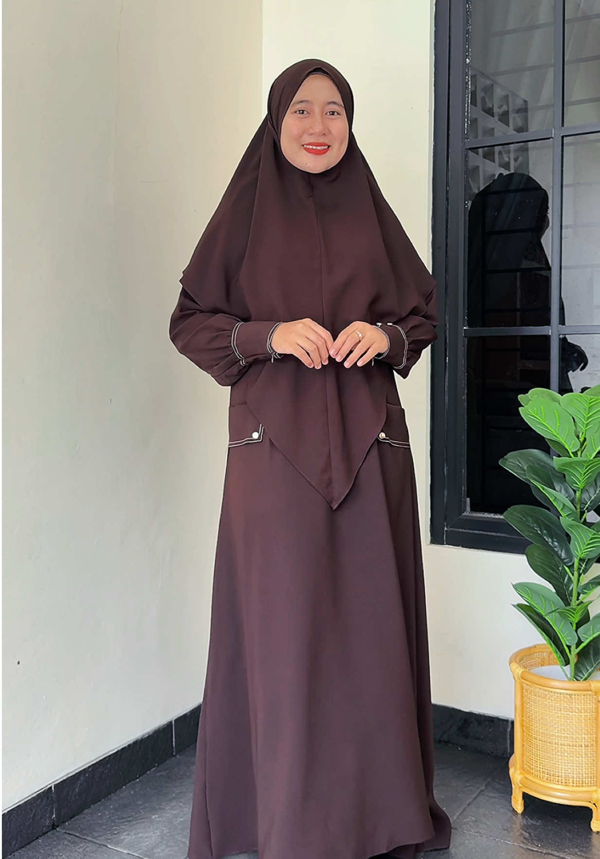 Gamis maryam mahogani #gamis #gamissyari #gamiskekinian #gamismurah #gamiscantik 