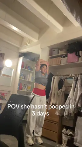 Don’t worry she can still fart tho… that’s been confirmed ✅ #poop #constipation #viral