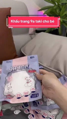 Khẩu trang 9A taki cho bé #khautrangtakichobe #khautrangtaki #khautrangchobe #khautrang9achobe 