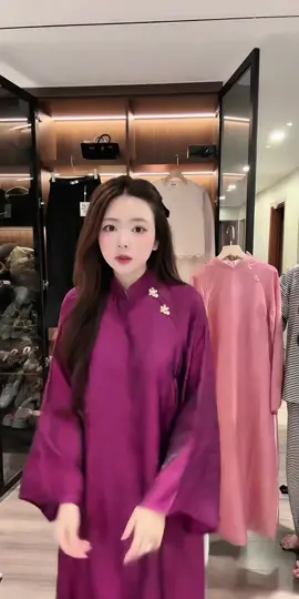 Mẫu áo dài mới của nhà em đang rất hot ạ.form suông mặc gọn người lắm luôn. #aodai #tet2026 #aodai2026  #charicenguyen 