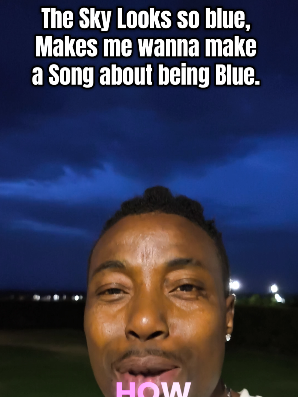 The Sky is so blue makes me wanna make a song about being Blue. 💙 So inspiring. New Music Out Now, check Link in Bio. 👆🏿  #BlueSky #SoInspiring #EjeLevelz #HighVibration #IndieArtist 