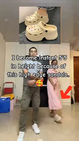 Instant tangkad ka sa high edge sandals na ito.. Kaya kung kinulang ka din sa height plus super comfortable pa sa paa dahil super light lang sa paa.  #stompionsandals #sandals #highlights #affordable 