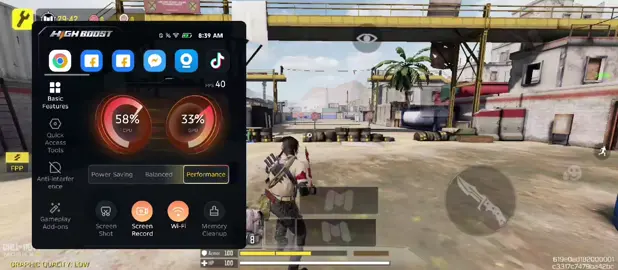 Device: tecno pova 7 40fps?  unlock max frame rate 60fps😝