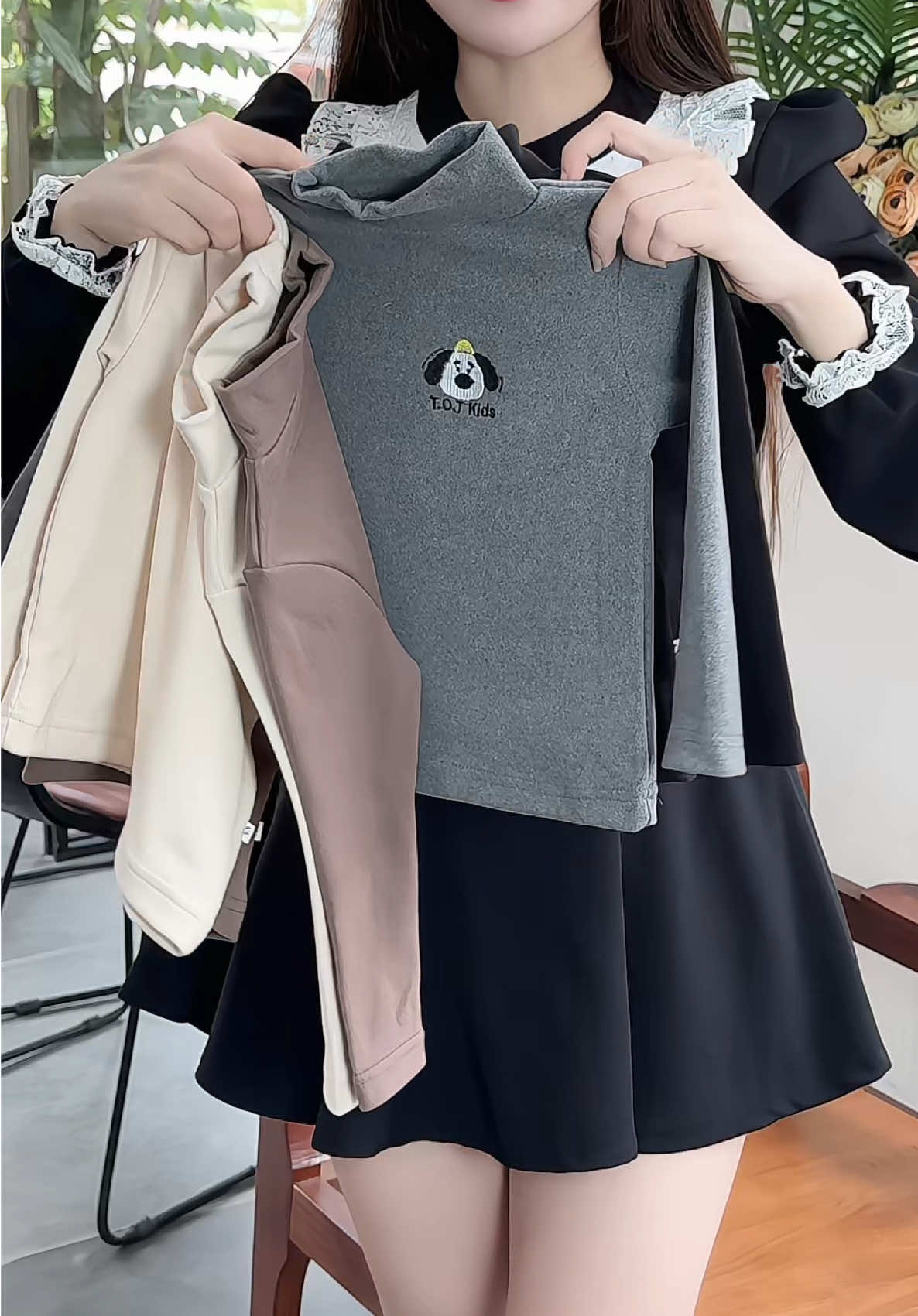 Áo giữ nhiệt cổ 3 phân cho bé 😍 chất đẹp co giãn tốt #thoitrangtreem #aogiunhietchobe #aothudongchobe #phamdiutb 