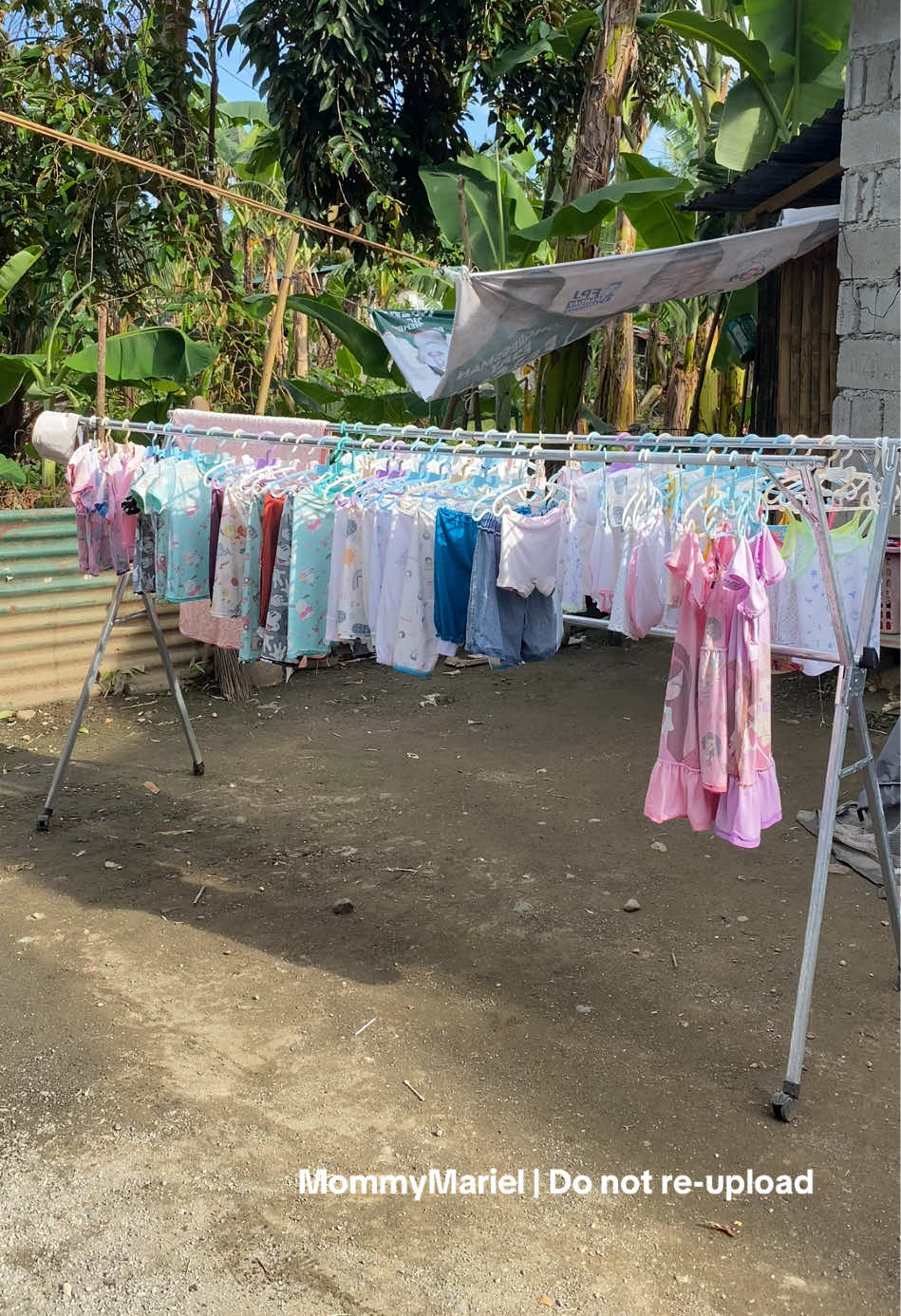 LAKI TULONG NITO SAMPAYAN NA TO! #sampayan #sampayanngdamit #sampayanstainlessrack #foldableclothesrack #clothesrack 