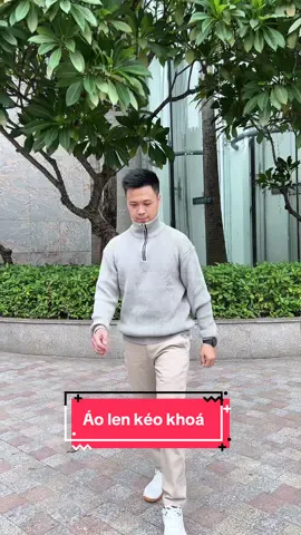 Áo len kéo khoá #aolennam #aolen #thoitrangnam 