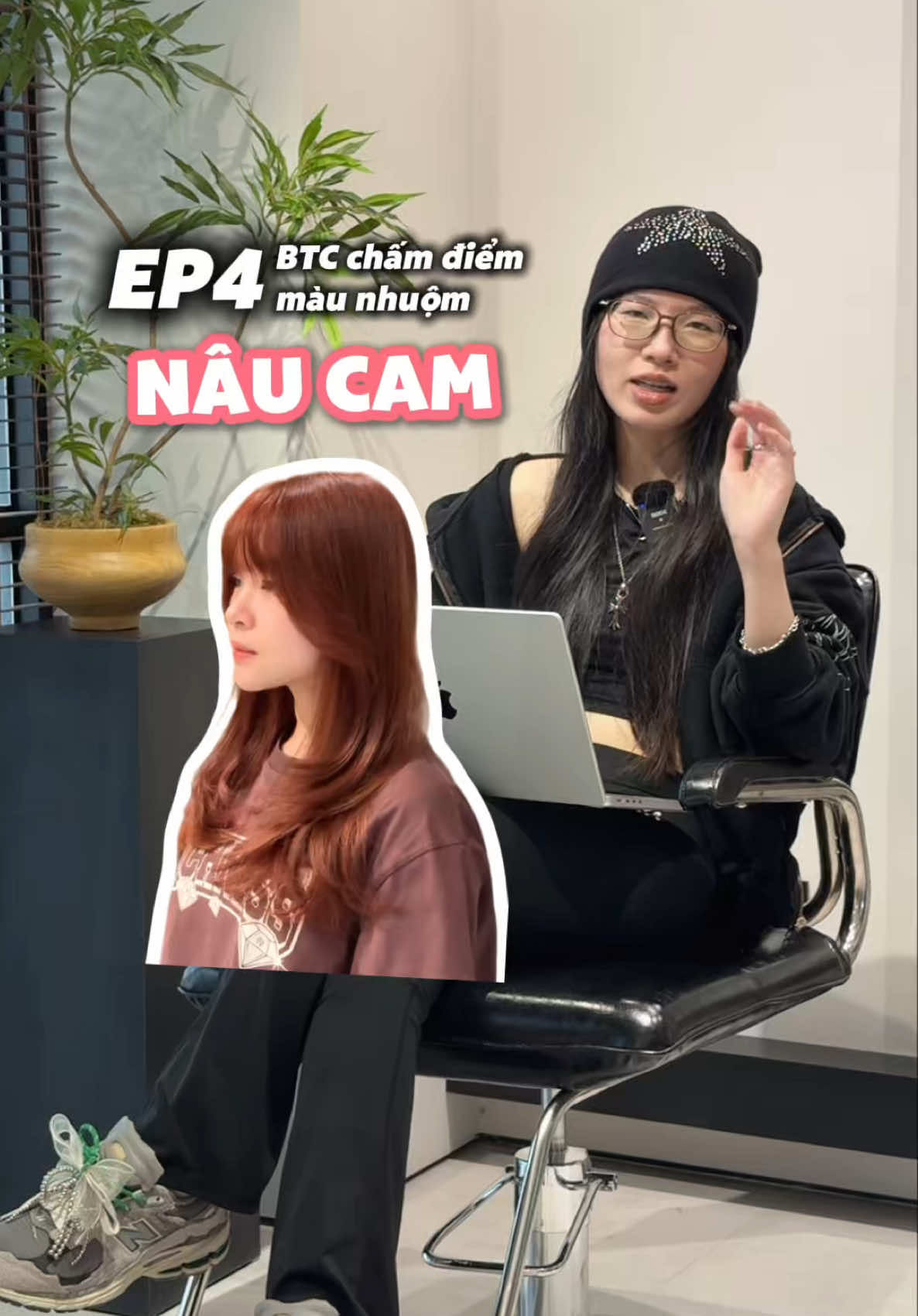 Đây đây màu nhuộm nâu cam cho các chị em đây 🥕🍊#btchairstudio #gingerhair #haircare #salon #btcchamdiemmaunhuom 