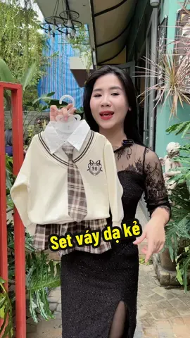 Set váy kẻ #begai #setvay #vayxinh #vaychobe 