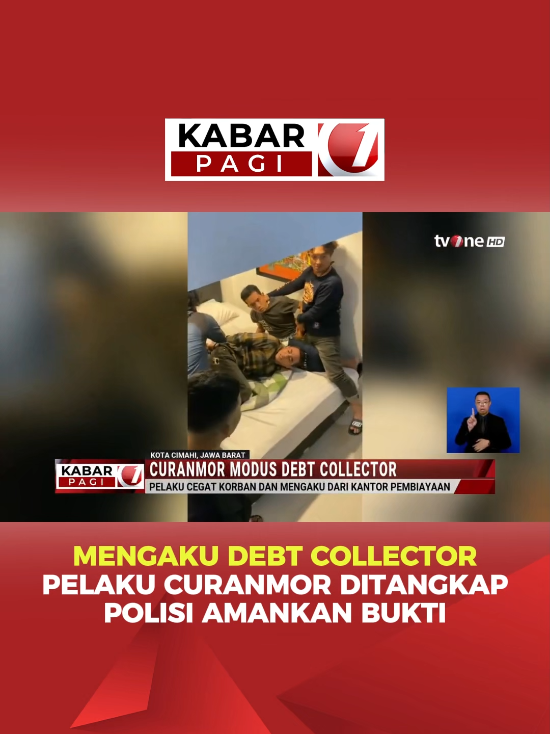 🚨 Lima pria di Cimahi ditangkap polisi usai terbukti mencuri motor dengan modus mengaku debt collector. Para pelaku mencegat korban di jalan dan merampas kendaraan dengan dalih penagihan cicilan. Polisi menyita 14 sepeda motor hasil curian serta satu mobil yang digunakan untuk beraksi. Kelima pelaku kini ditahan di Mapolres Cimahi dan terancam hukuman penjara berlapis atas aksi mereka. 📡 Pantau terus tvOne untuk update terkini! #BreakingNews #Cimahi #Curanmor #DebtCollectorPalsu #KabarTvOne #UpdateTvOne #BeritaTerkini