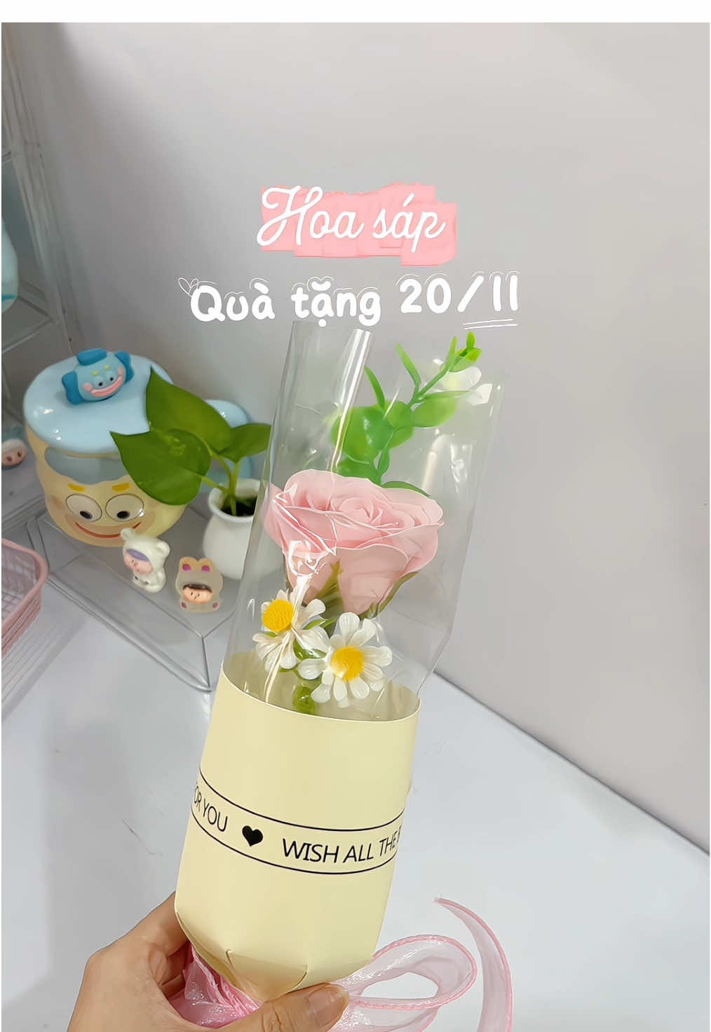 Hoa sáp tặng quà cho thầy cô ngày 20/11 đây ạ 🌸🌸🌸       #hoasap #quatangynghia #xuhuongtiktok #xuhuong #viral 