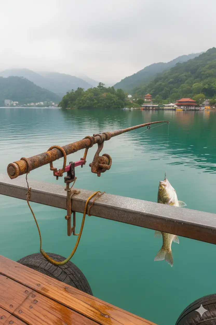 為了釣這條魚，等到釣竿都生鏽了。 #釣魚 #搞笑 #AI #我要上推薦 #我要上熱門 