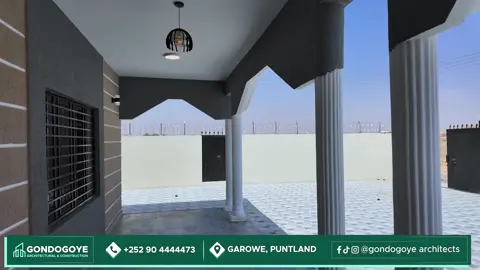 Yaad dajin lahayd gurigan hadada yeelan lahayd. #GondogoyeArchitects #SomaliaConstructionProjects #GPlus1Architecture #ResidentialDesign #QualityConstruction 