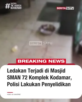 Sebuah ledakan terjadi di dalam masjid SMAN 72 yang berlokasi di Komplek TNI AL Kodamar, Kelapa Gading, Jakarta Utara, Jumat (7/11) sekitar pukul 12.30 WIB. Pihak kepolisian saat ini masih melakukan penyelidikan untuk memastikan penyebab ledakan tersebut. Tidak ada keterangan resmi terkait korban maupun kerusakan di lokasi kejadian. #Ledakan #JakartaUtara #KelapaGading #SMAN72 #BeritaSatu