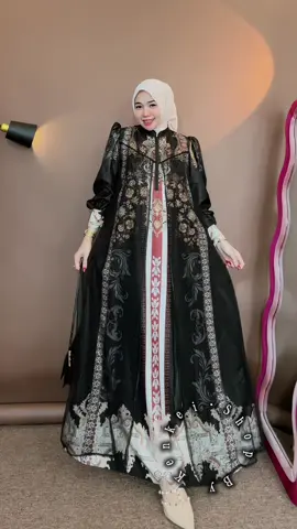 Hulya hitam bagus bangettt 🖤🖤🖤🖤 #hitam #gamiskekinian #gamispremium #gamislebaran #ootdhijabstyle 
