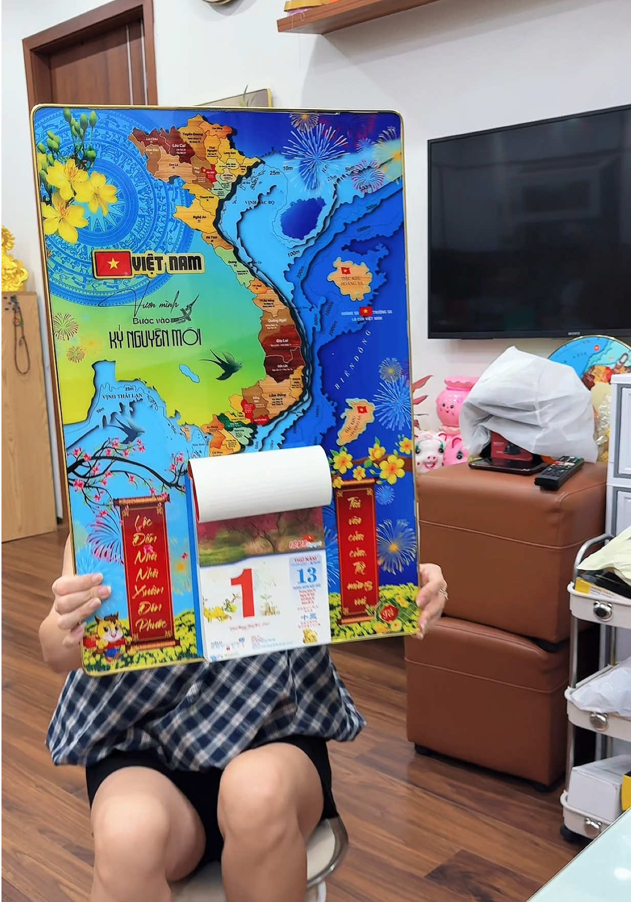 Trả lời @Nguyễn Danh Cường (Tặng Bloc lịch) Lịch tết 2026 Kèm Bản Đồ 34 Đơn Vị HC #xuhuong #lichtet2026 #bando34tinhthanh #huyenhomhinh365 