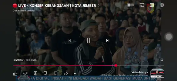 Enggeh gus ngancani tok di anggep satpam ta aku iki gus#promomakan1111 #alunalunjember #gusmiftah #konserkebangsaan  