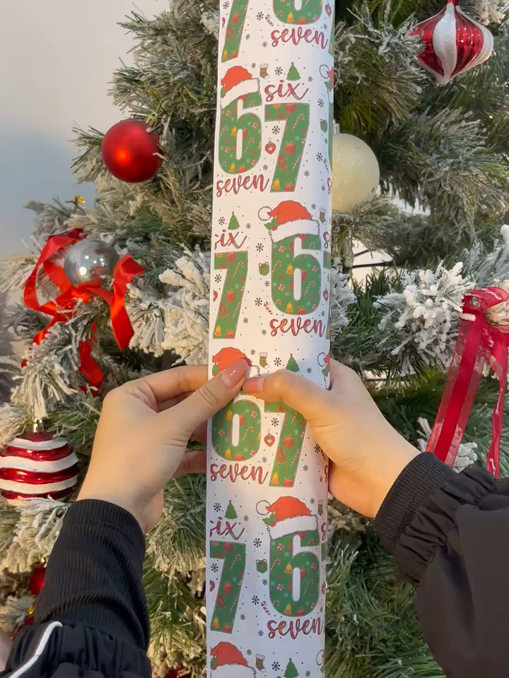 🎅Xmas Sales - 50% OFF🎄67 Christmas Wrapping Paper 67 meme Gift Wrap #gift #christmas #giftideas #christmasgiftideas #kidsgifts #GiftIdea