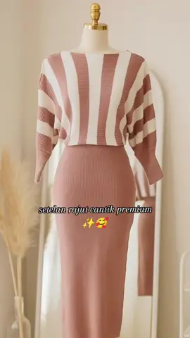 setelan rajut cantik premium bahan nya adem dan nyaman harga nya juga murah ✨🥰#setelanrajut #rajutcantik #rajutpremium 