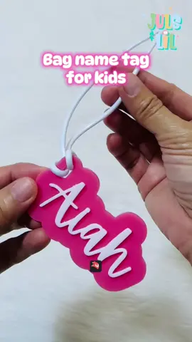 Bag name tag keychain for kids cute personalized 3d acrylic tags keychain #nametag #acrylicnametag #personalizednametag #bagnametag #nametagkeychain 