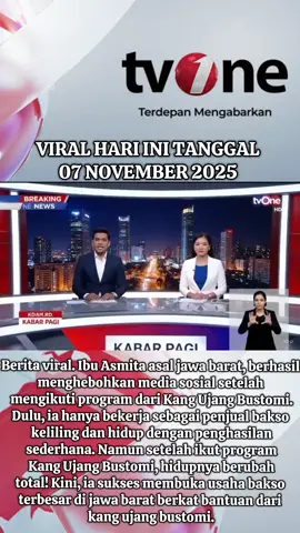 Berita viral. Ibu Asmita asal jawa barat, berhasil menghebohkan media sosial setelah mengikuti program dari Kang Ujang Bustomi. Dulu, ia hanya bekerja sebagai penjuak bakso keliling dan hidup dengan penghasilan sederhana. Namun setelah ikut program Kang Ujang Bustomi, hidupnya berubah total! Kini, ia sukses membuka usaha bakso terbesar di jawa barat berkat bantuan dari kang ujang bustomi. #beritahariini #beritaviral #kangujangbustomi #pesugihan #uanggaib