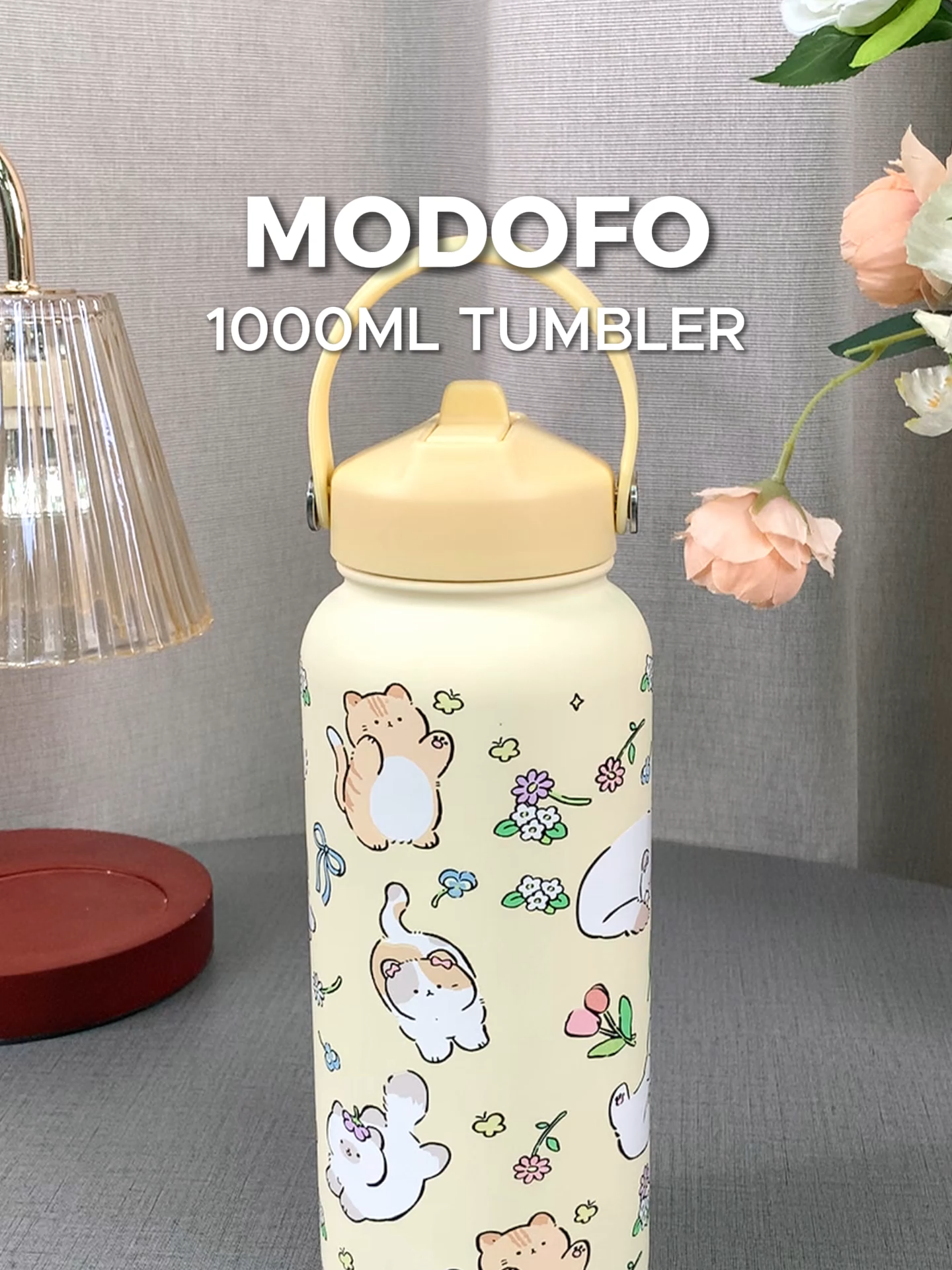 Now buying a water bottle also comes with a cup brush worth 9.9 MYR. What a great deal #LJ110501 #modofotumbler #MODOFO #thermoscup #thermosbottle #RosetteTumbler #MODOFOthermoscup #kucing #tumbler