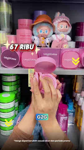 🍀 G2G 11.11 MEGA SALE 🎉 Makeup satset gapake ribet! 🤩 Perfect Pair Cushion Powder nya G2G emang gampang banget dibawa kemana aja! 💅🏻 Satset dipake karena udah ada 2 makeup! 😍 checkout now di TikTok live 💖 #G2G #promoGuncang1111 #Glad2Glowpromo #PerfectPairCushionPowder #longlasting #makeuppemula #getreadywithme #fullcoverage #squalane #Cushion #powderfoundation 