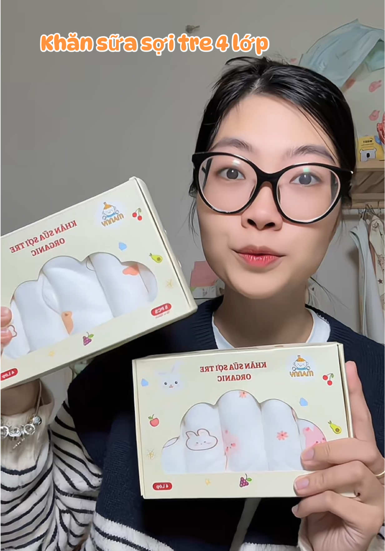 Khăn sữa sợi tre 4 lớp cho bé đây các mom ơi#kinhnghiemsamdososinh #landaulamme #khansua4lop #khansuasoitremanny 