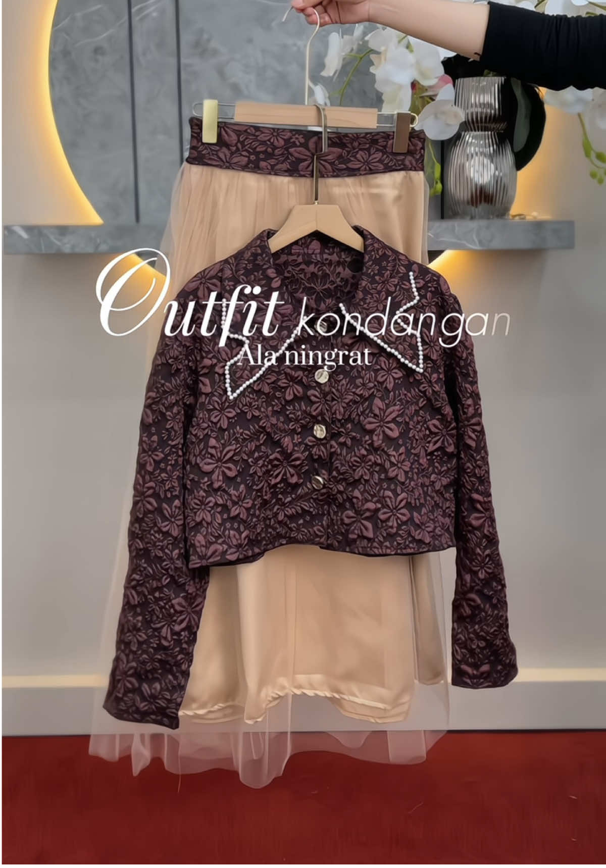 Outfit kondangan series mahogany cakep🥰🔥❤️#promomakan1111 #promomakanharian #promomakanharian #gajiansale #dramatiktok #ootdhijab #virall #paydaysale 