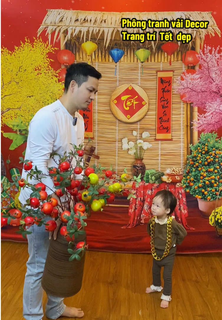 Tranh Tết , Phông nền trang trí Tết , có nhiều mẫu & Size lựa chọn #_longmet8  #tranhtet  #phongtranhvaitrangtritet  #decortet 