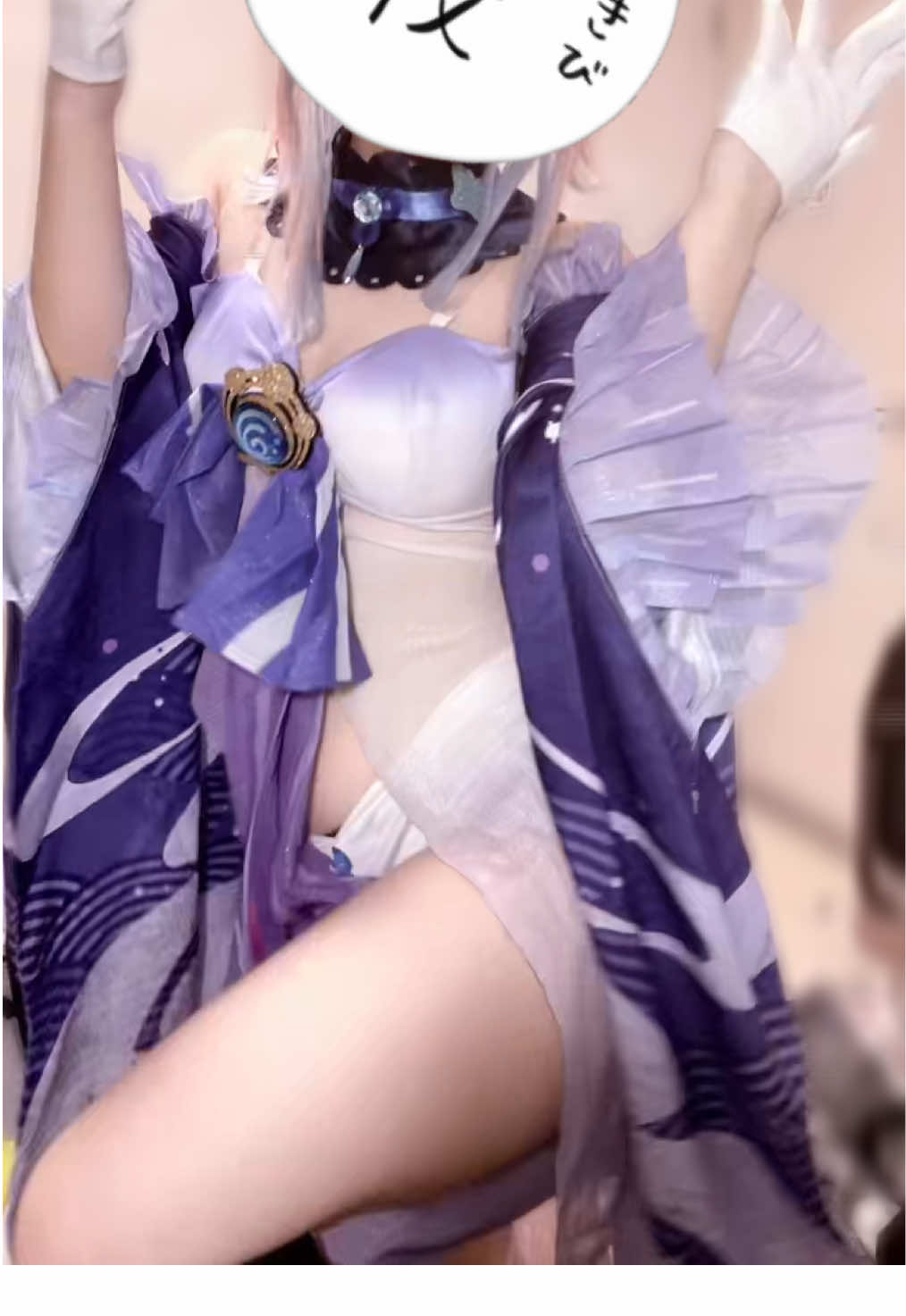 ボツのやつです #genshinimpactcosplay #sangonomiyakokomicosplay #原神コスプレ #珊瑚宮心海コスプレ #コスプレ初心者 