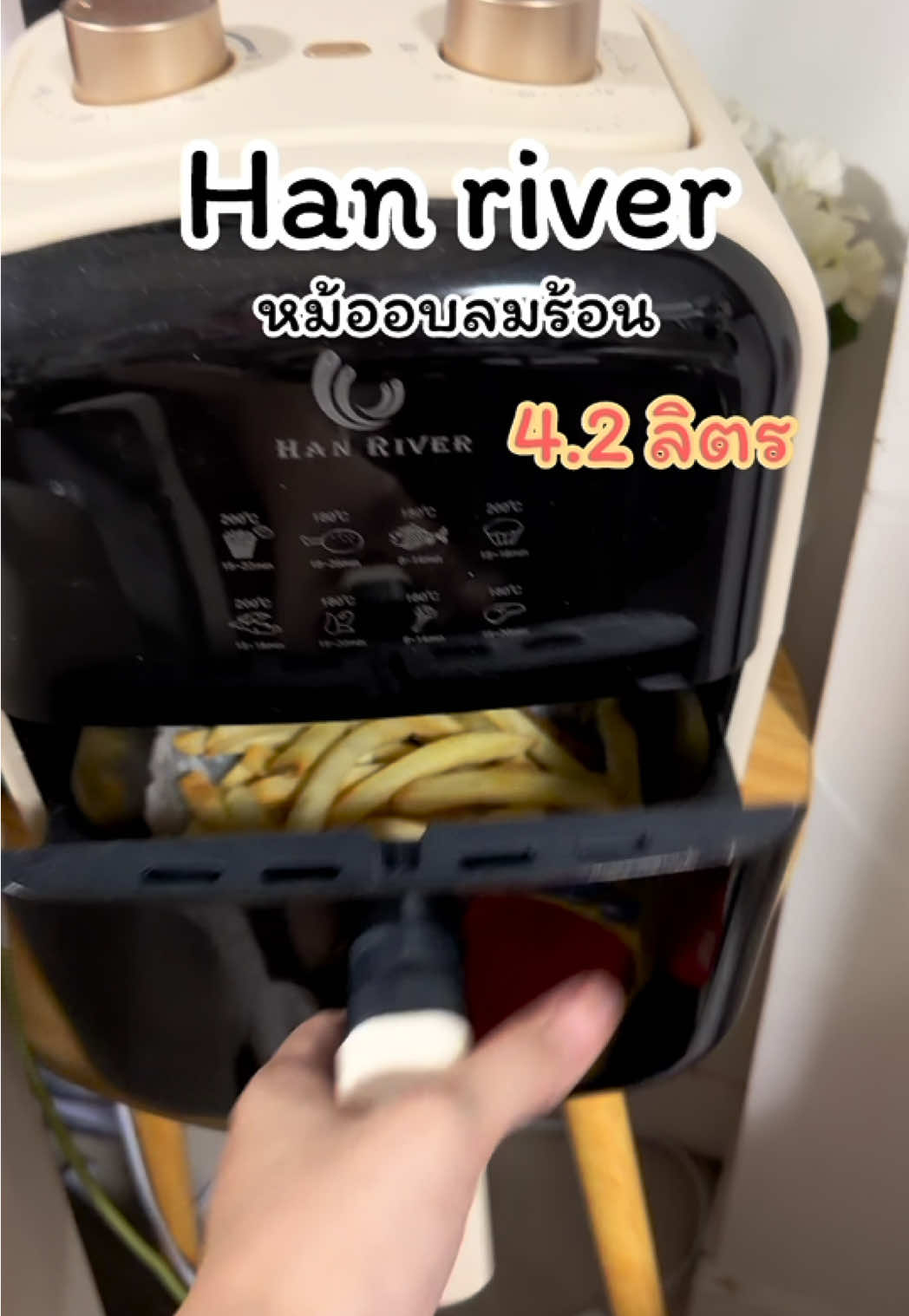 #hanriver #หม้ออบลมร้อน #หม้ออบลมร้อนhanriver #หม้ออบไร้น้ํามัน #อบอาหารได้หลากหลายเมนู 