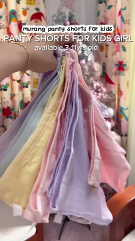 Preskong panty shorts para sa anak mo! Mura lang at 8pcs pa!😉  #pantyshort #pantyforkids #kidswear 