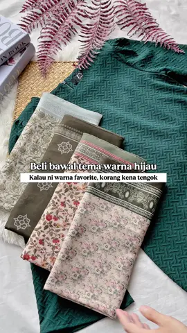 Suka bawal warna hijau sebab cantikk 🤩❤️ #tiktokfesyen #zoearisahnewera #fyp #outfitideas #xyzbca 