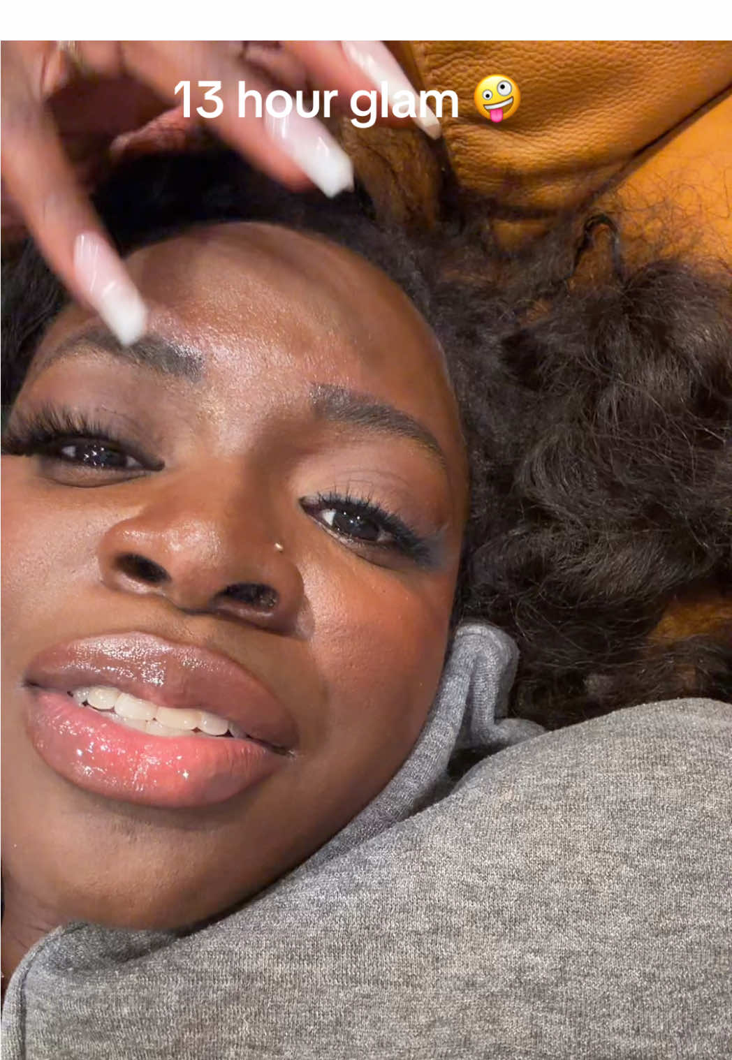 Was rushing so I couldn't film this glam but here were my fighters:  @ONE SIZE BEAUTY secure the sweat primer  @loréal paris usa Brow Lamination @Benefit Cosmetics precisely my brow pencil in shade 5 @Too Faced born this way concealer in shade Cocoa @LYS Beauty no limits cream and powder bronzer in shade worthy @DanessaMyricksBeauty yummy skin blurring balm powder shade 10 @Haus Labs triclon skin tech foundation in shade 540 deep neutral @Pat McGrath Labs sublime perfection blurring under eye powder in shade deep @Juvia’s Place liquid blush in shade perky poppy @hauslabs color fuse powder blush in watermelon bliss @Patrick Ta Beauty major sculpt bronzer in shade she's defined @Morphe Cosmetics 8D deep glam face pallete (discontinued 💔) bronzer in my crease as eyeshadow @Natasha Denona eyeshadow in like a peachy color  @tarte cosmetics double take eyeliner  @Charlotte Tilbury airbrush flawless setting spray #makeuphacks #darkskinmakeup #longlastingmakeup 