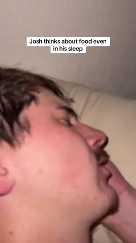 Sleep talking about food 😂