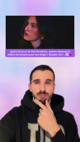Jeanne bat tous les records avec Respire fort 💿🩷 #staracademy #onregardequoi 